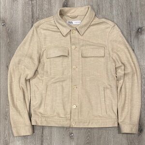 Zara Men's Tan Jacket